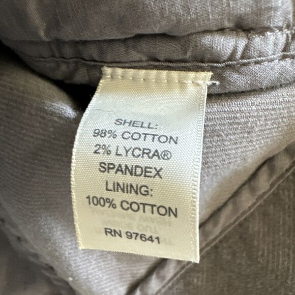 J. Jill Gray Cotton Spandex Corduroy Blazer Jacket Size M Medium Oversized - Picture 7 of 8